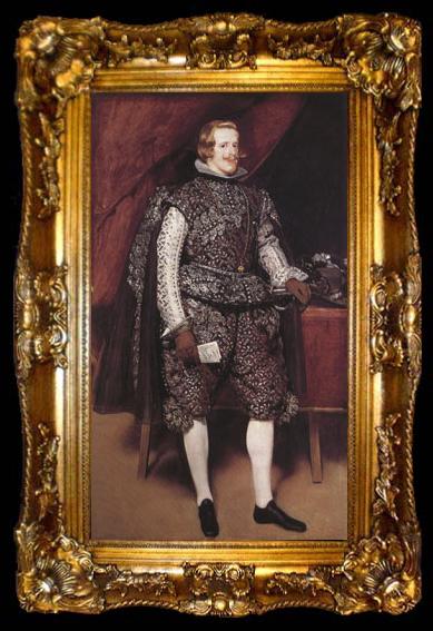 framed  Peter Paul Rubens Philip IV in Brown and Siver (mk01), ta009-2